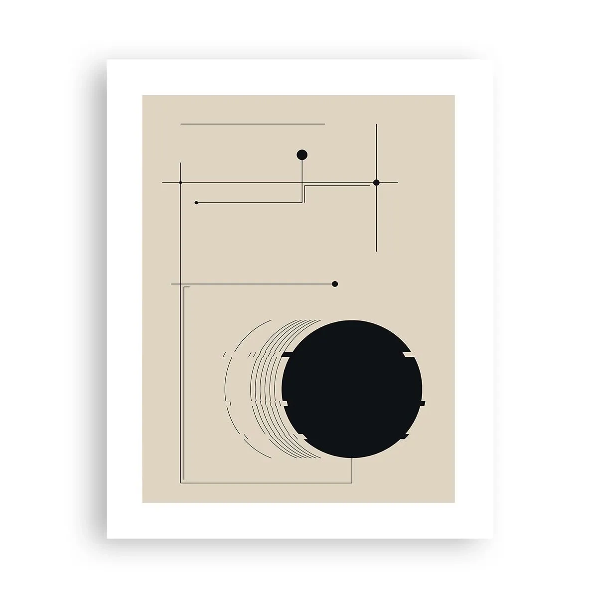 Poster - Compoziție flexibilă și dinamică - 40x50 cm