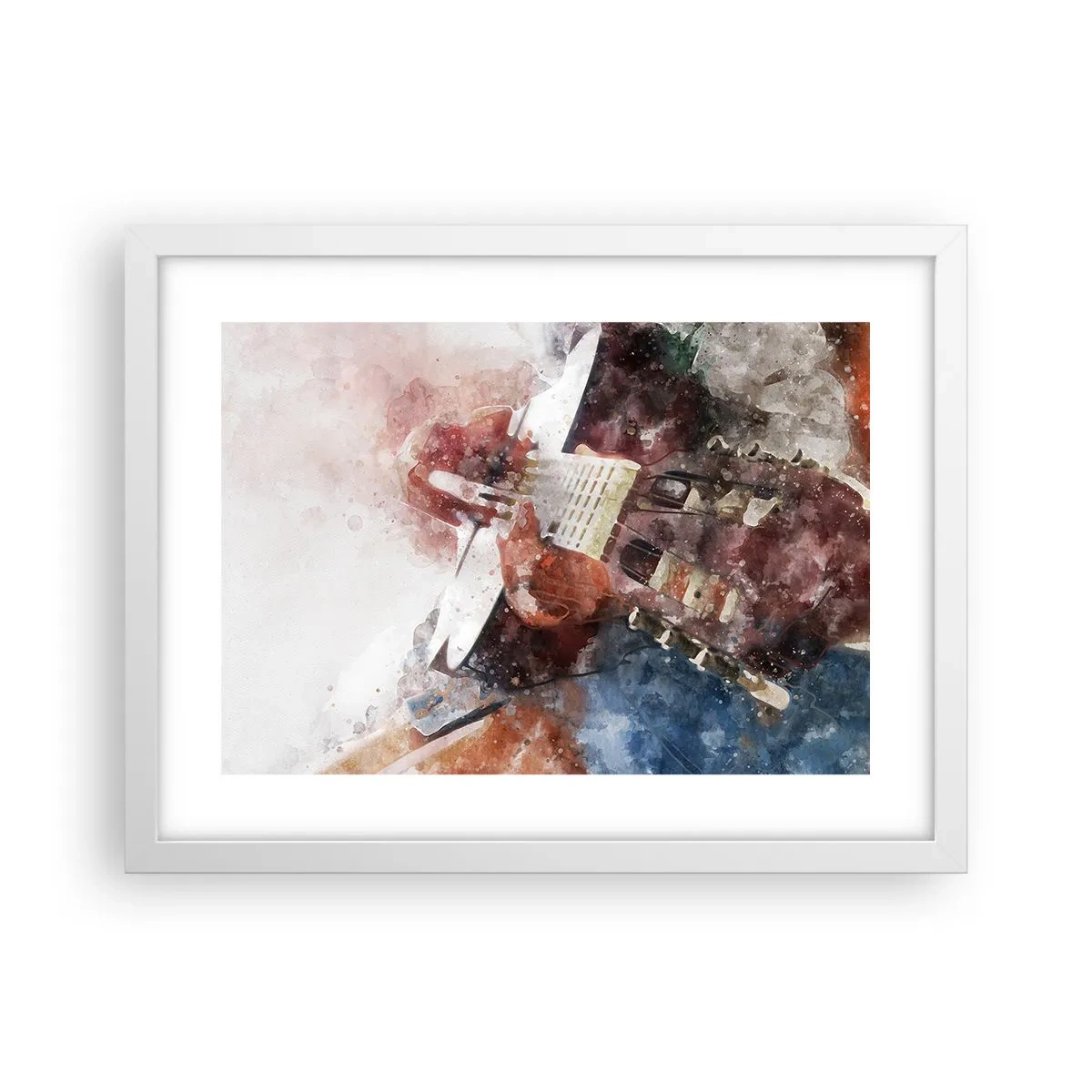 Poster în ramă albă - Și ce părere ai? - 40x30 cm