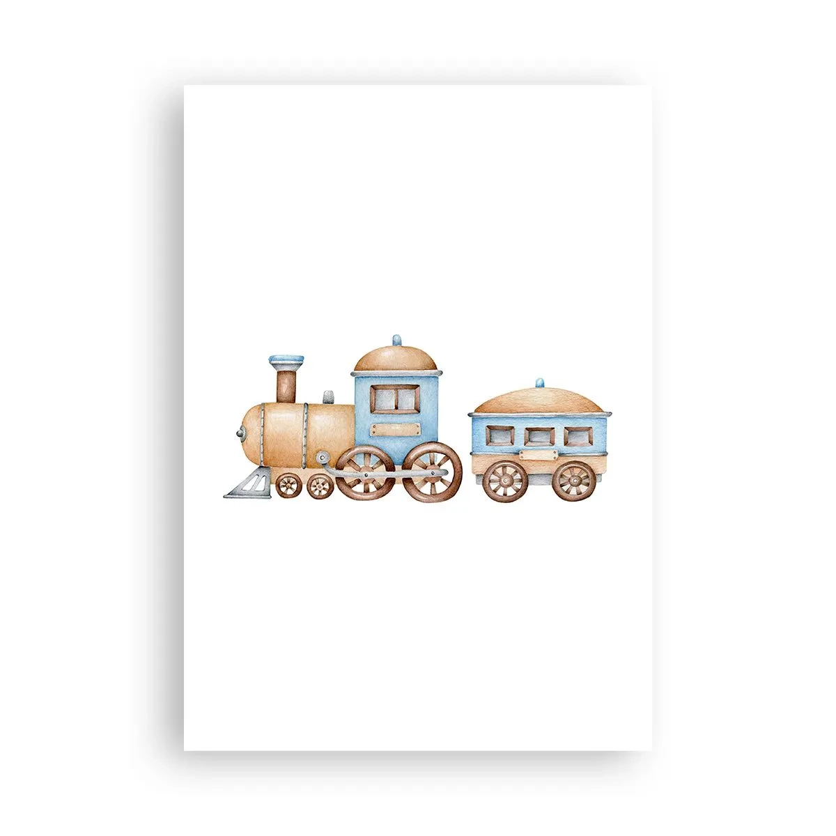 Poster - Trenulețul din copilărie - 70x100 cm