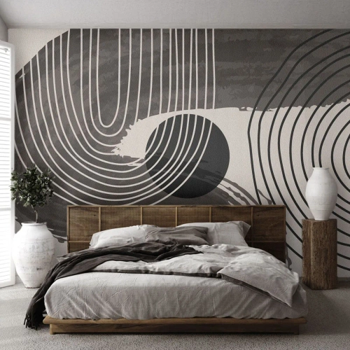 Tapet Premium Canvas - Ovalul câștigă - Abstracția, Minimalism, Bucată - 500x350 cm