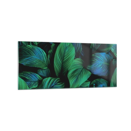 Tablou pe sticlă - Traficul verde - 120x50 cm