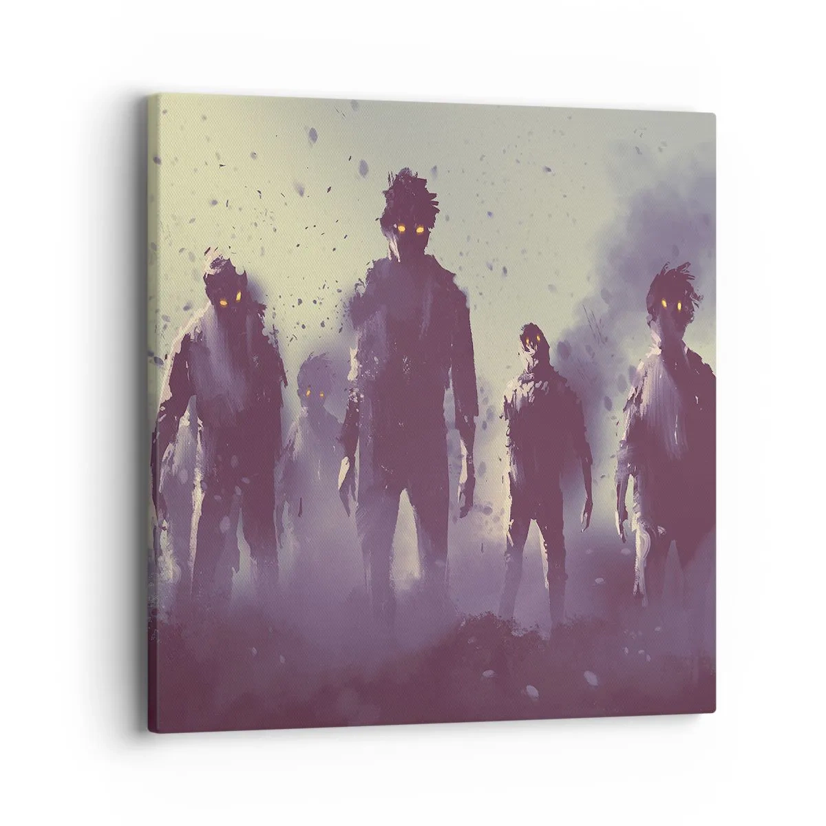 Tablou pe pânză - Ai grijă! Se apropie - 40x40 cm