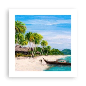 Poster - Un vis exotic - 40x40 cm