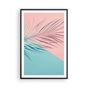Poster în ramă neagră - Impresie tropicală - 61x91 cm