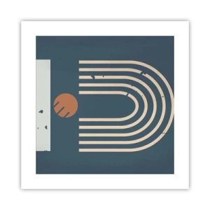 Poster - Geometrie în funcție de rodie - 40x40 cm