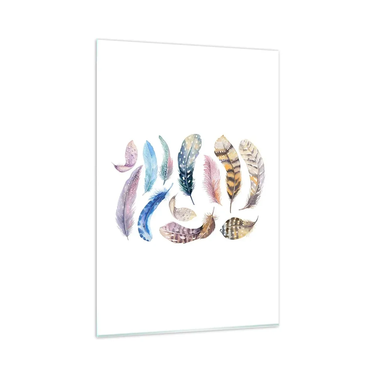 Tablou pe sticlă - Ușoare și colorate - 80x120 cm