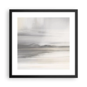 Poster în ramă neagră - Gândul îndepărtat - 40x40 cm