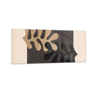Tablou pe sticlă - Absență și completare - 100x40 cm