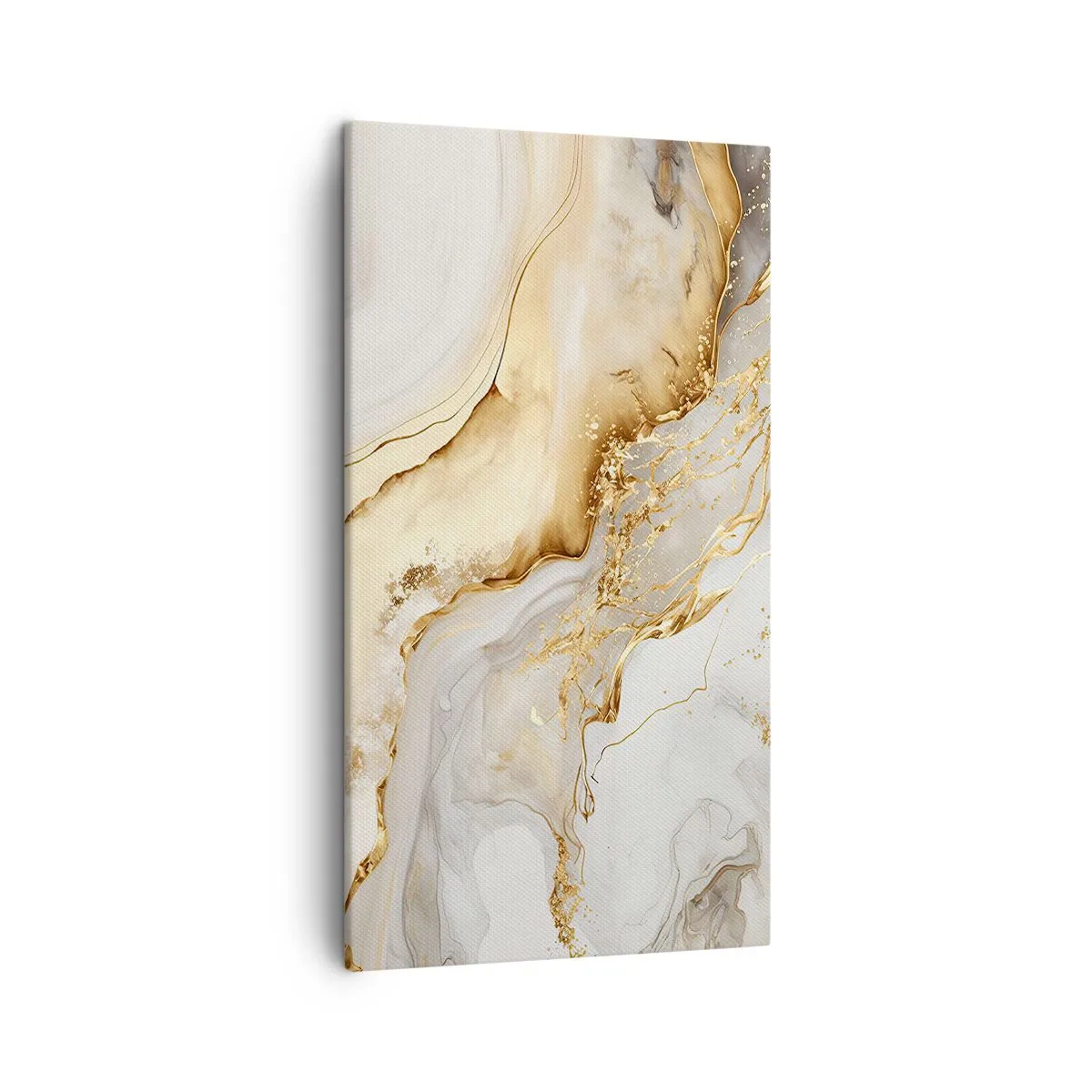 Tablou pe pânză - Abstracție: frumusețe și bunătate - 45x80 cm