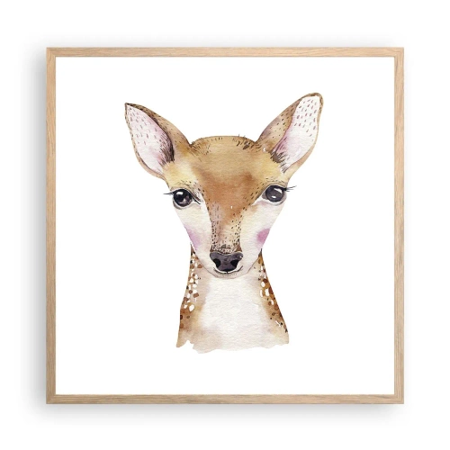 Poster în ramă de stejar deschis - Natura inocenței - 60x60 cm