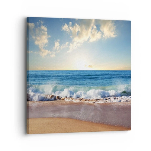 Tablou pe pânză - Mișcare și liniște în același timp - 30x30 cm