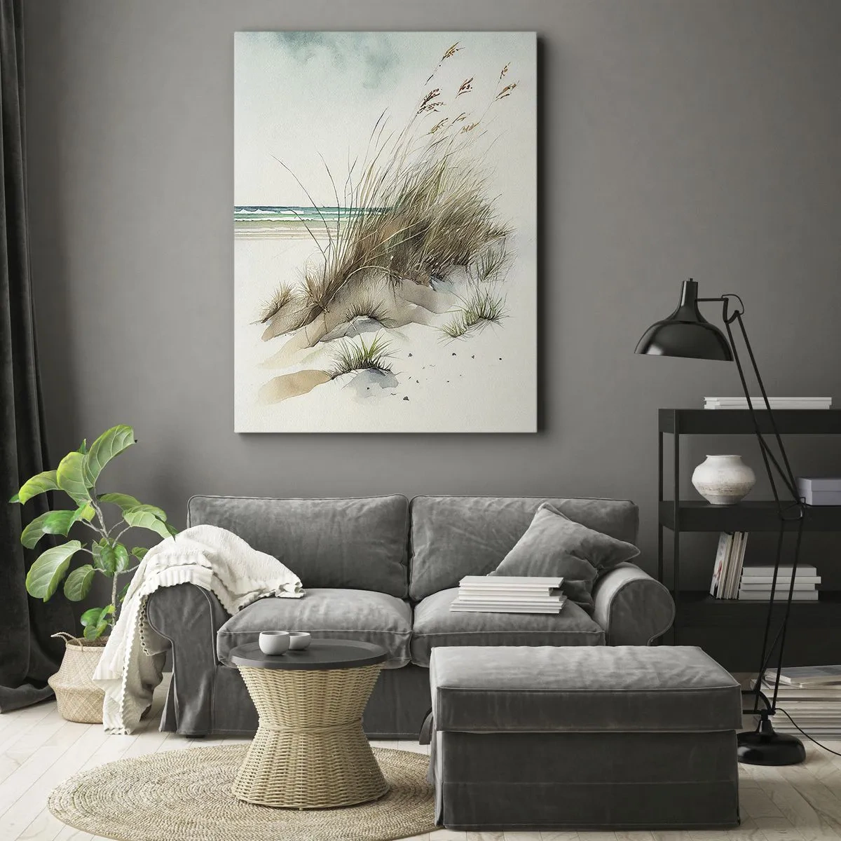 Tablou pe pânză - Înfășurate în nisip - 80x120 cm