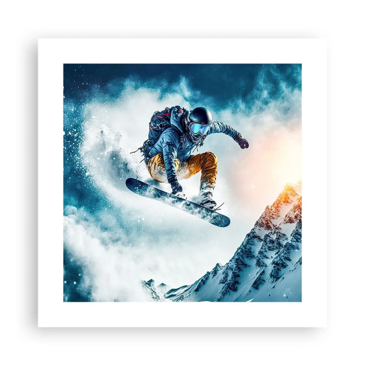 Poster - Emoții extreme - 40x40 cm