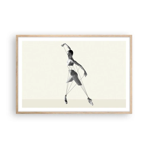 Poster în ramă de stejar deschis - Într-un teatru de lumină - 91x61 cm