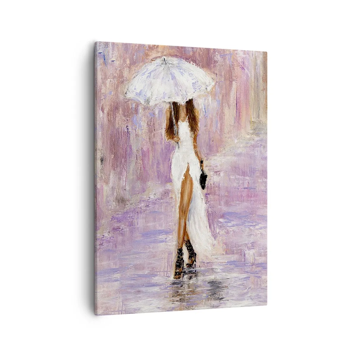 Tablou pe pânză - În ploaia de liliac - 50x70 cm