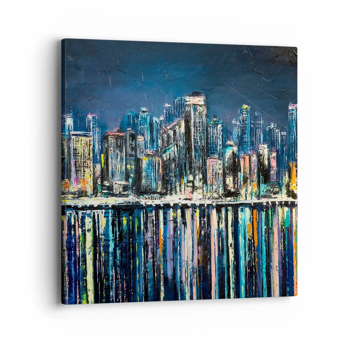 Tablou pe pânză - Cascadă de lumini - 40x40 cm