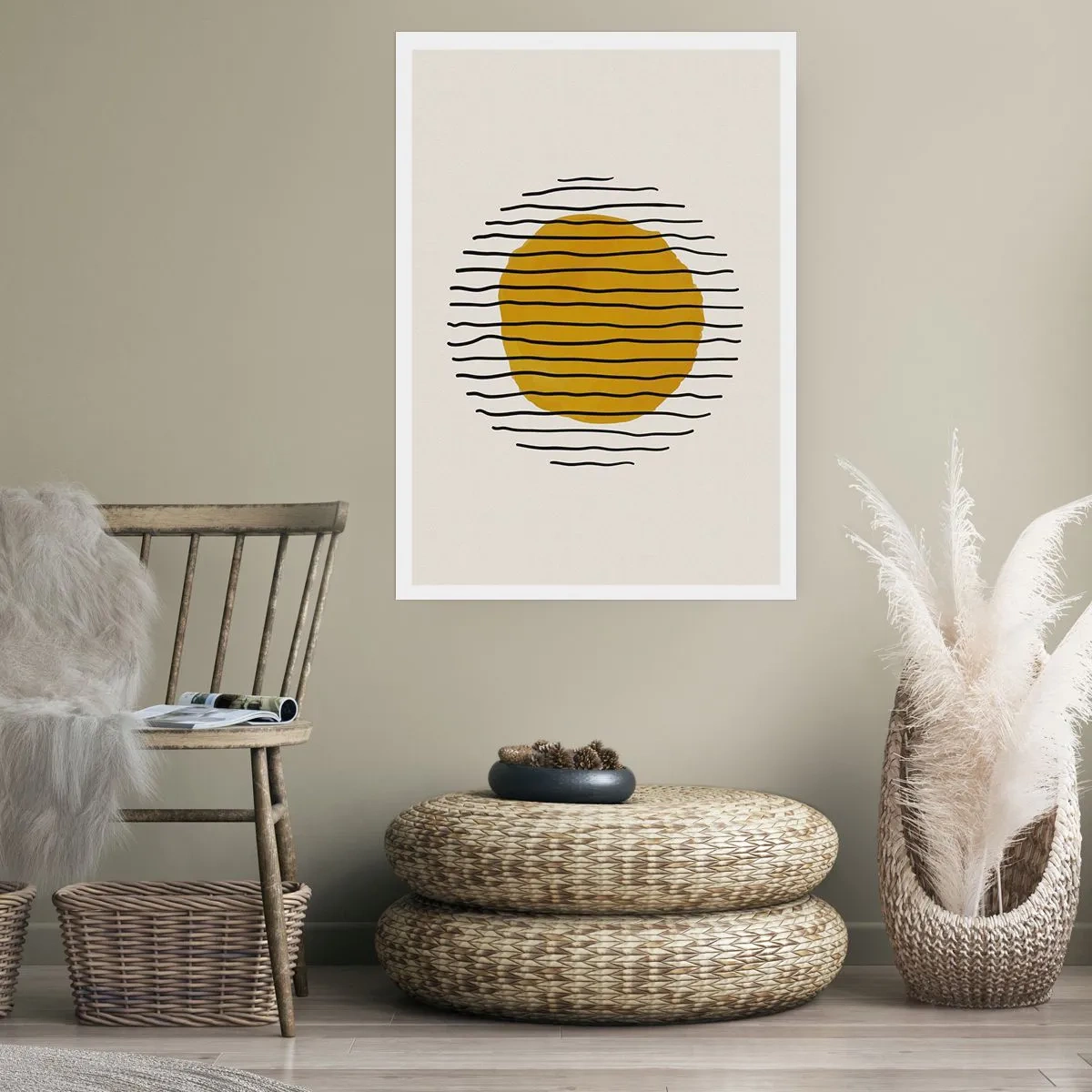 Poster - Abstracție tremurândă de căldură - 50x70 cm
