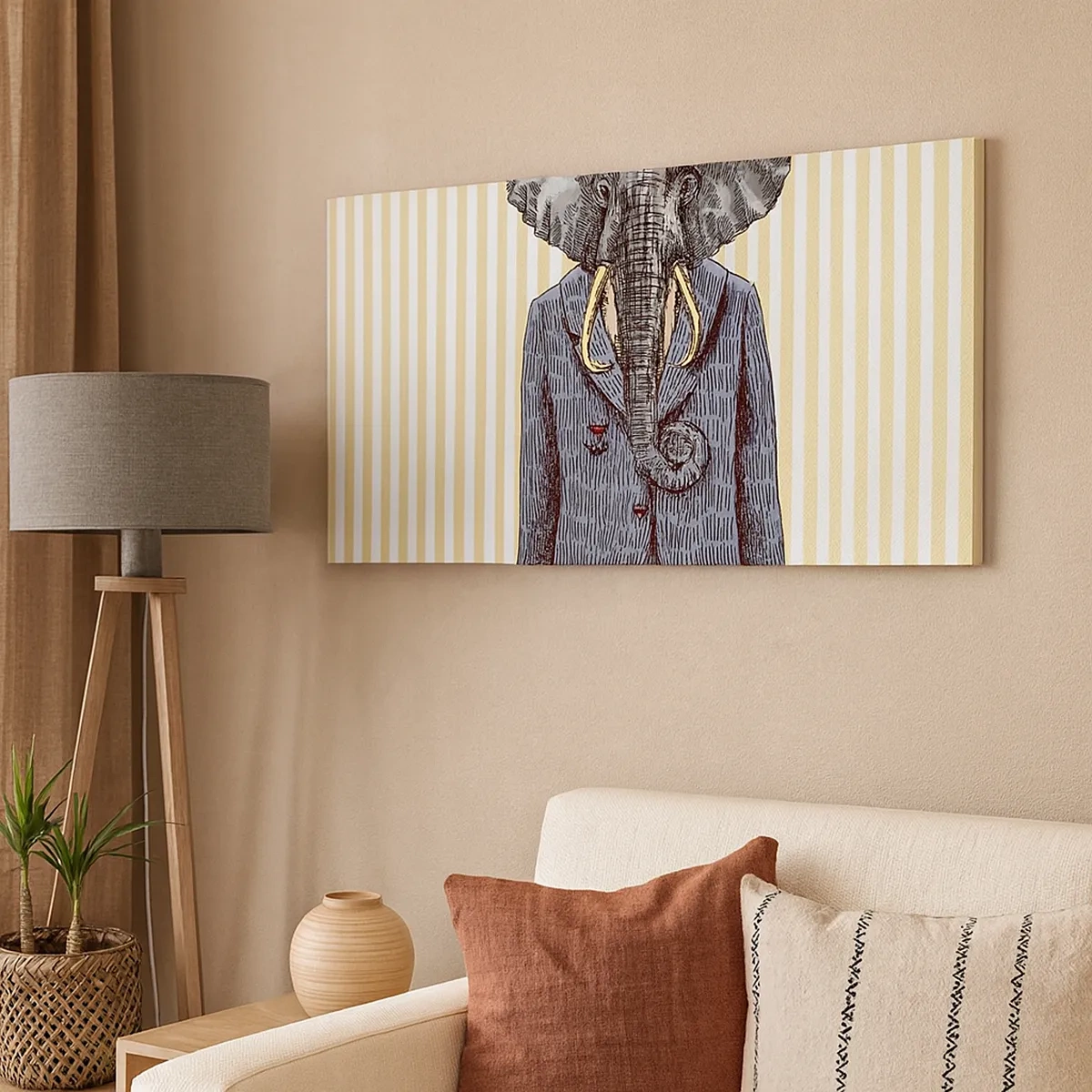 Tablou pe pânză - Elegant prin natură - 30x30 cm