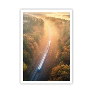 Poster - Călătorie de toamnă - 70x100 cm