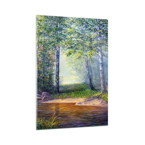 Tablou pe sticlă - Cadru idilic - 50x70 cm