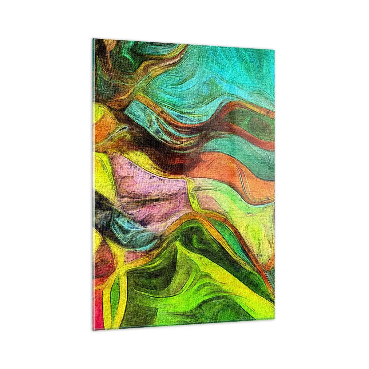 Tablou pe sticlă - Mișcarea este viață - 50x70 cm