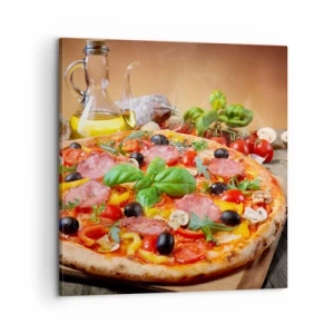 Tablou pe pânză - Cu o adevărată aromă italiană - 60x60 cm