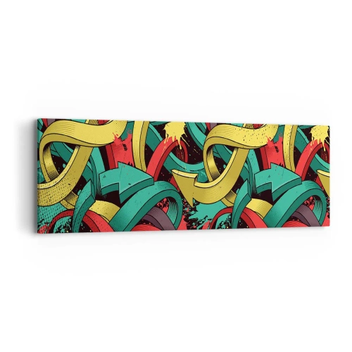 Tablou pe pânză - Pe unde să mergem? - 90x30 cm