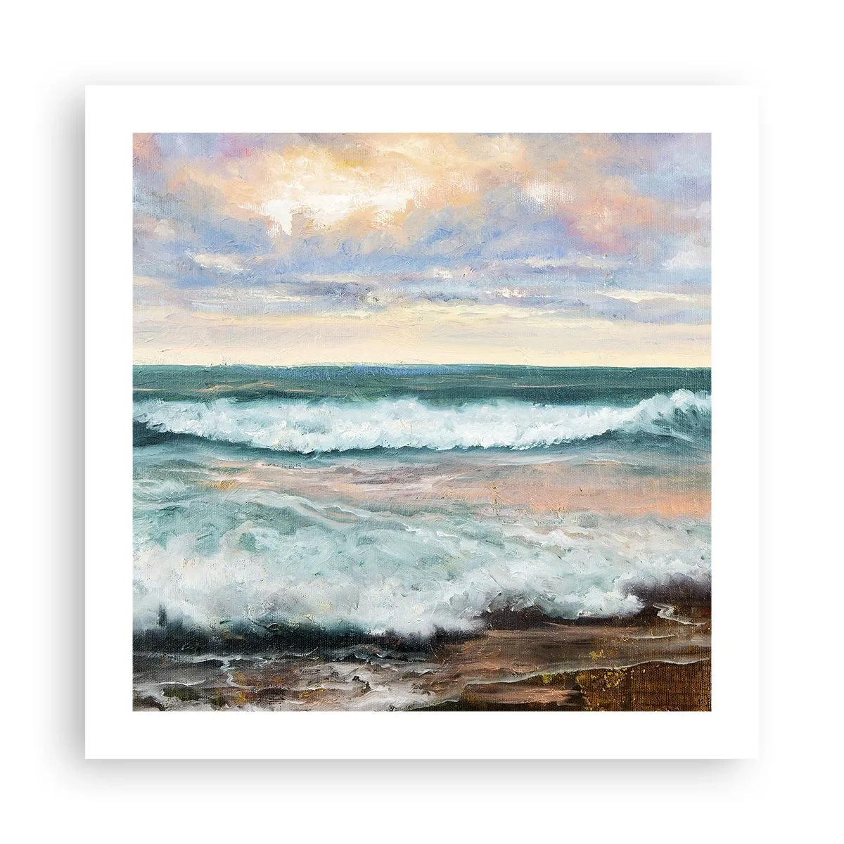 Poster - Aici îți vei alina sufletul - 50x50 cm