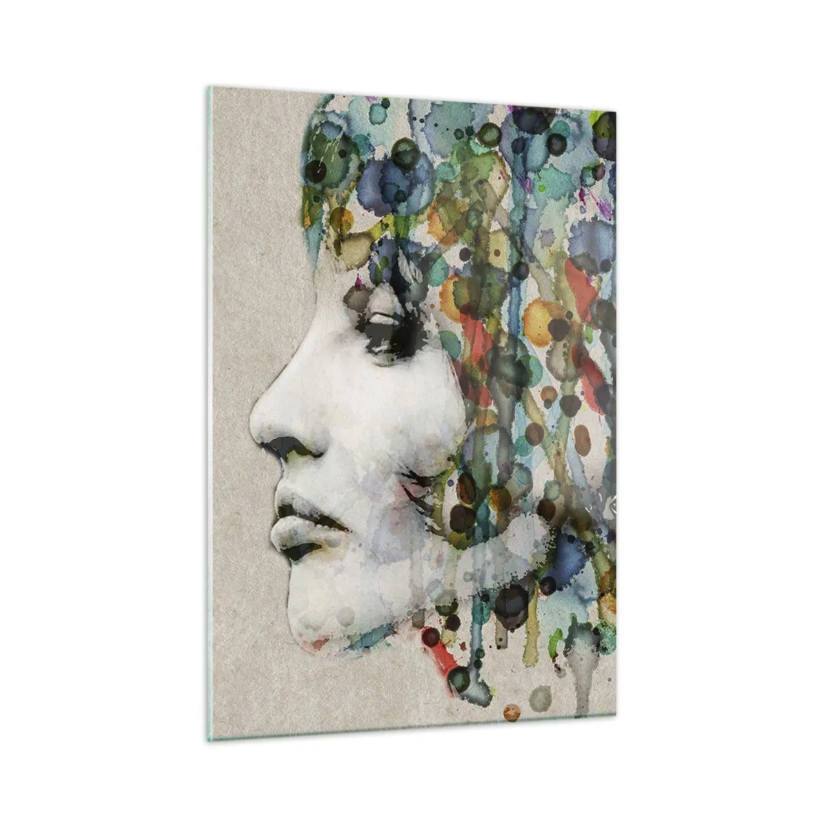 Tablou pe sticlă - A ieșit din cenușiu - 50x70 cm