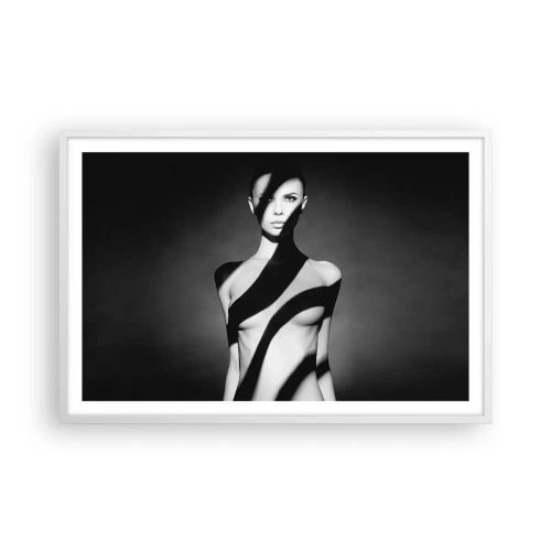 Poster în ramă albă - La strălucire și la umbră - 91x61 cm