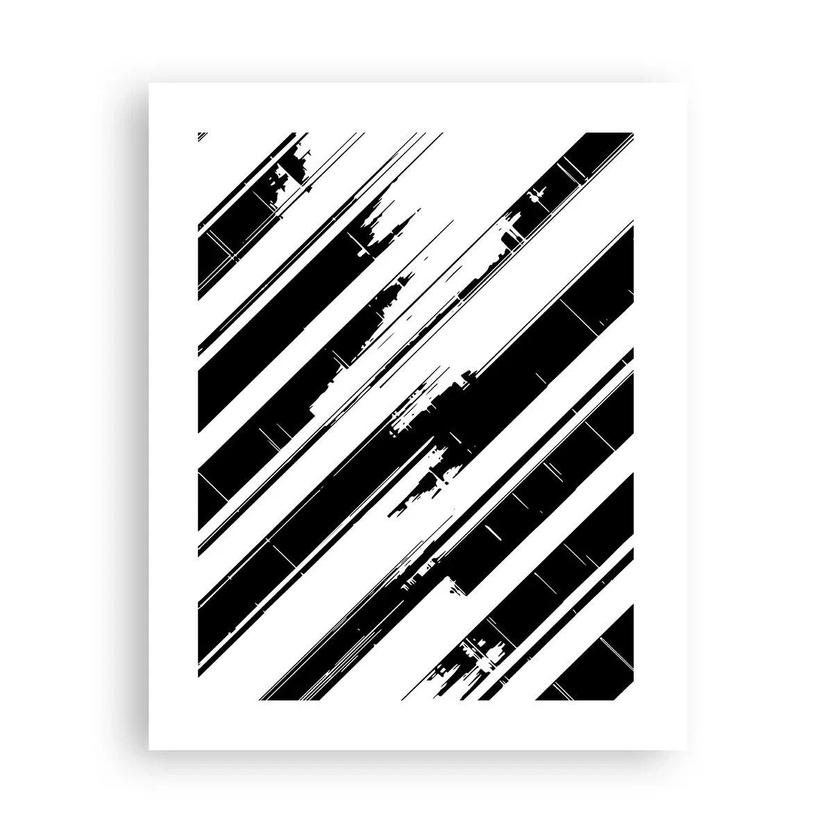 Poster - Compoziție intensă și dinamică - 40x50 cm