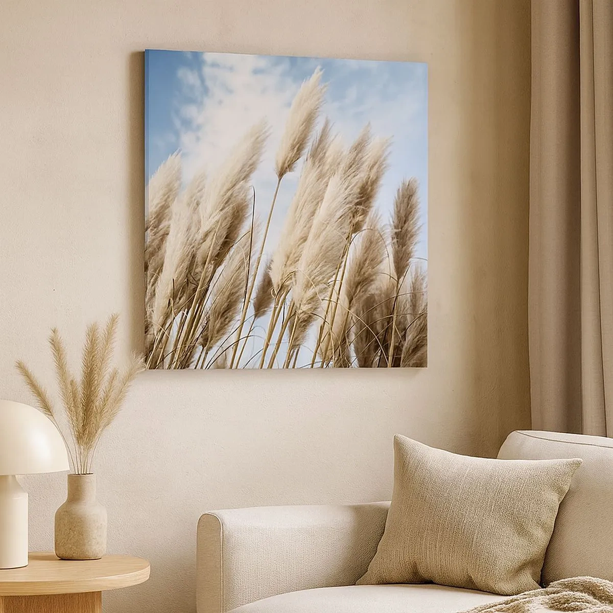 Tablou pe pânză - Mângâiere însorită și vântoasă - 30x30 cm