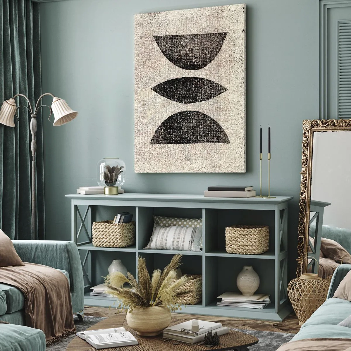 Tablou pe pânză - Abstracție etnică - 70x100 cm