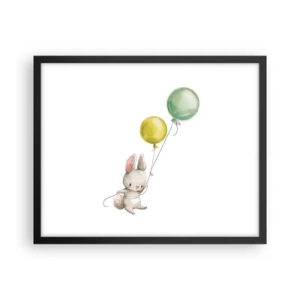 Poster în ramă neagră - Voi zbura și eu! - 50x40 cm