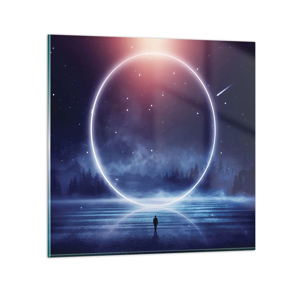 Tablou pe sticlă - Ei sunt deja aici... - 30x30 cm