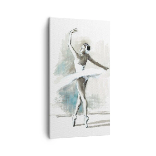 Tablou pe pânză - Fermecată într-o lebădă - 45x80 cm