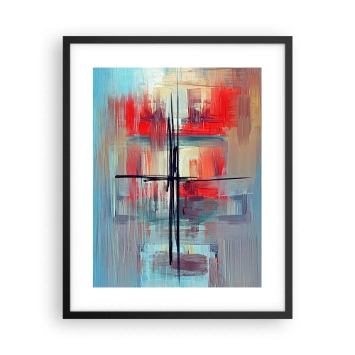 Poster în ramă neagră - Peisaj dintr-o dimensiune necunoscută - 40x50 cm