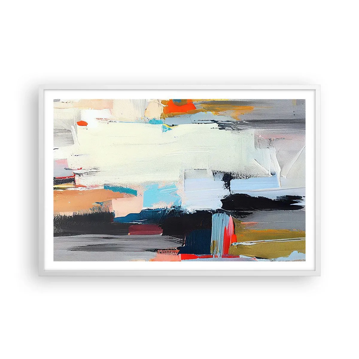 Poster în ramă albă - Există o metodă? - 91x61 cm