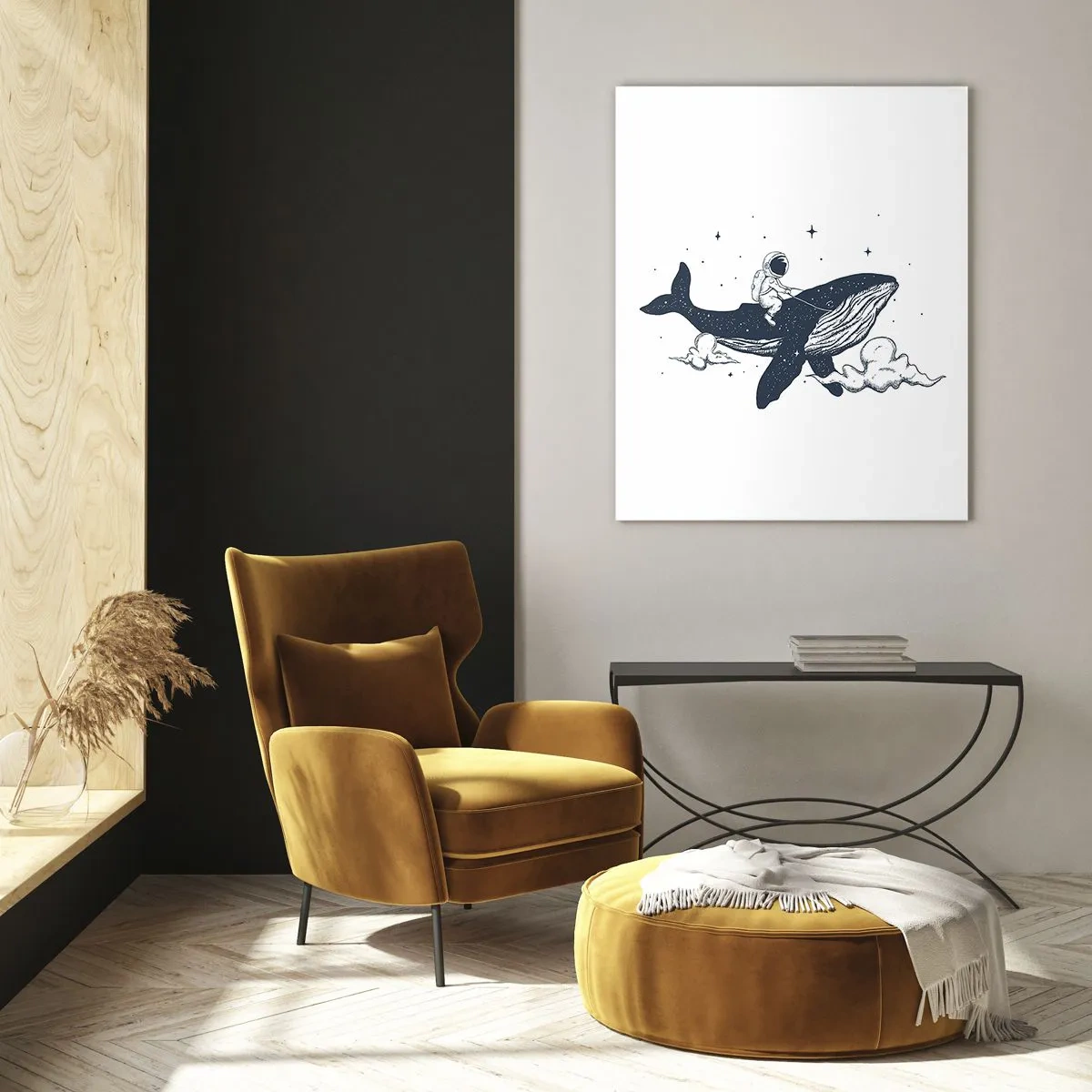 Tablou pe sticlă - Aventura spațială - 50x70 cm