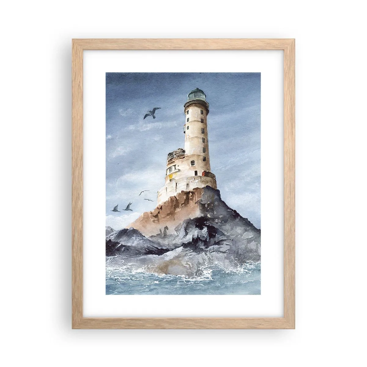 Poster în ramă de stejar deschis - Invincibil - 30x40 cm