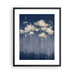 Poster în ramă neagră - Ca petalele în vânt - 40x50 cm