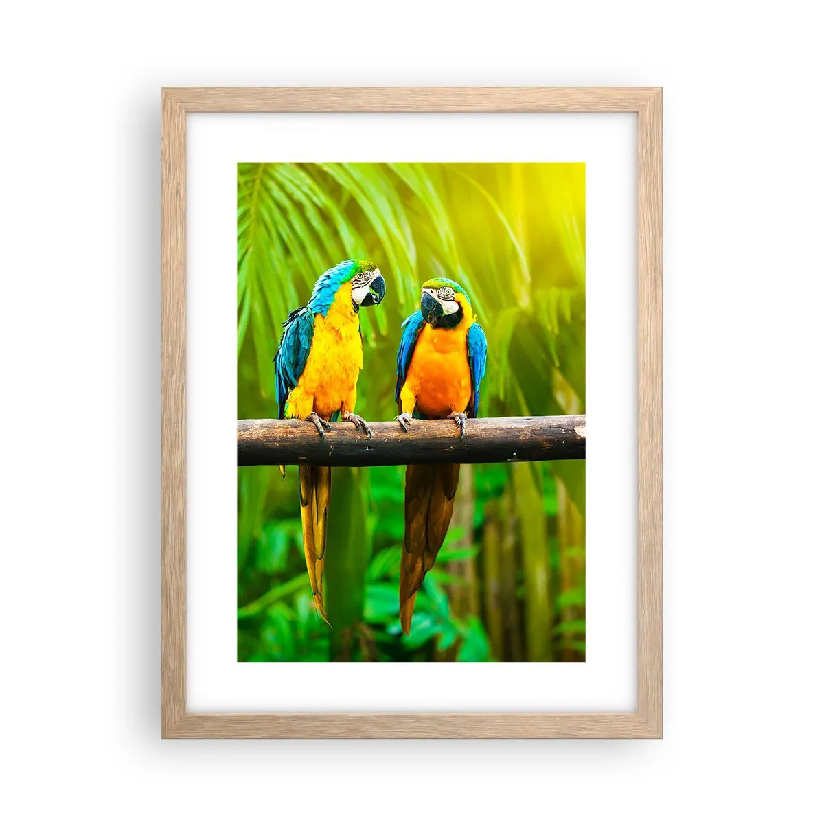 Poster în ramă de stejar deschis - Și ai auzit că ea...? - 30x40 cm