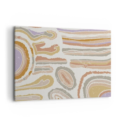 Tablou pe pânză - Secțiuni colorate - 120x80 cm