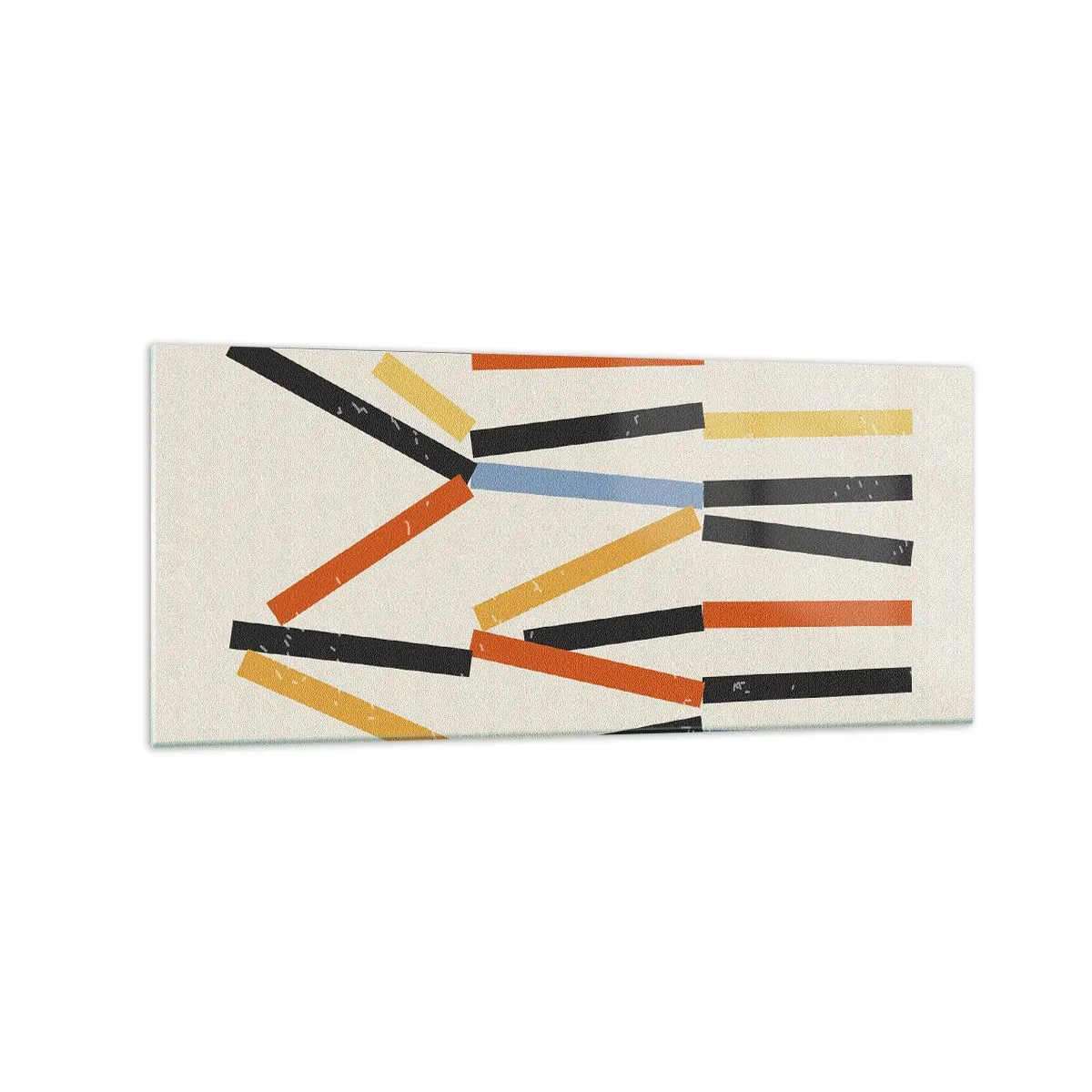 Tablou pe sticlă - Compoziție la nivel - 120x50 cm