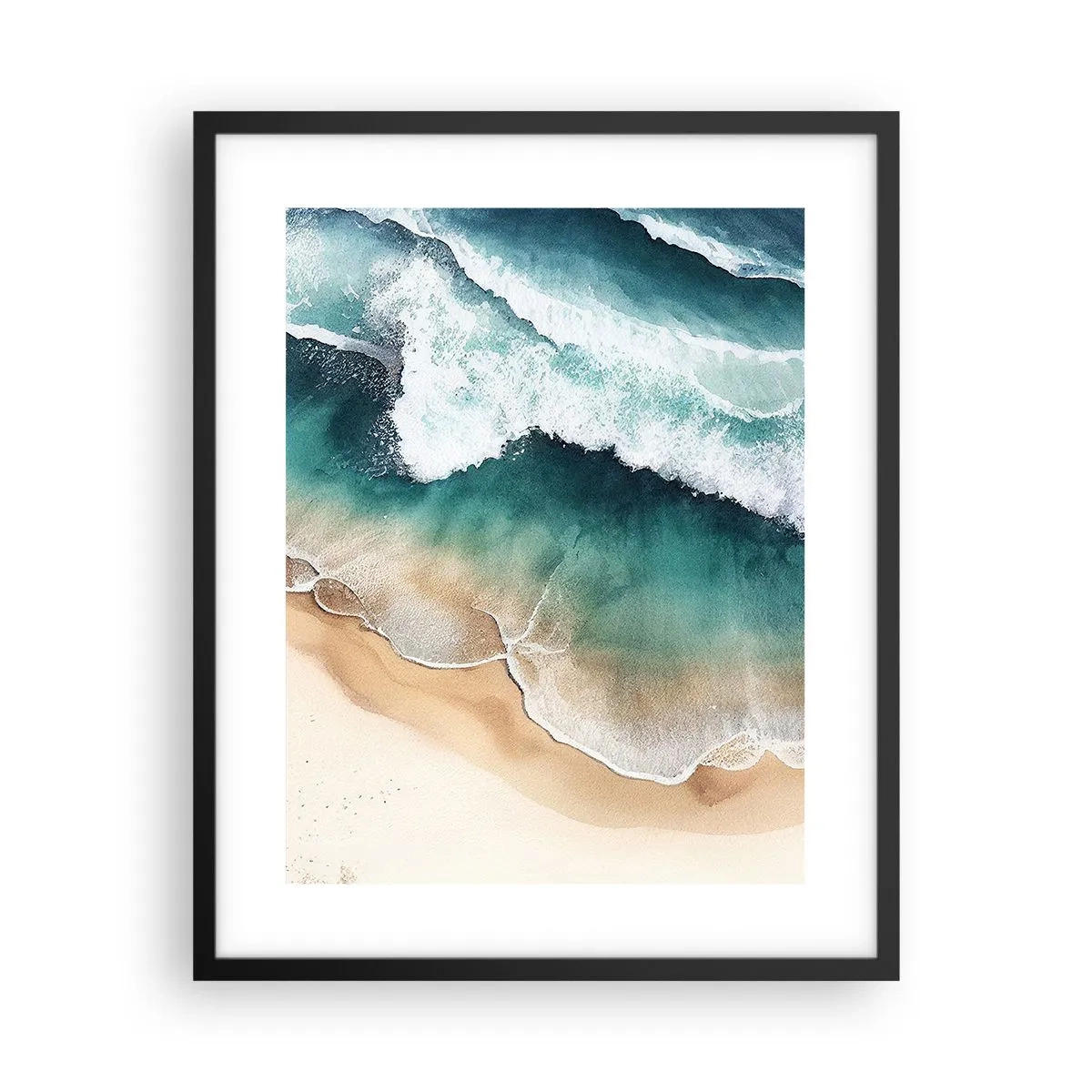 Poster în ramă neagră - Întâlnire eternă - 40x50 cm