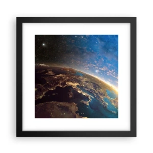 Poster în ramă neagră - Să ne privim de la distanță - 30x30 cm