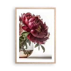 Poster în ramă de stejar deschis - În plină înflorire - 50x70 cm