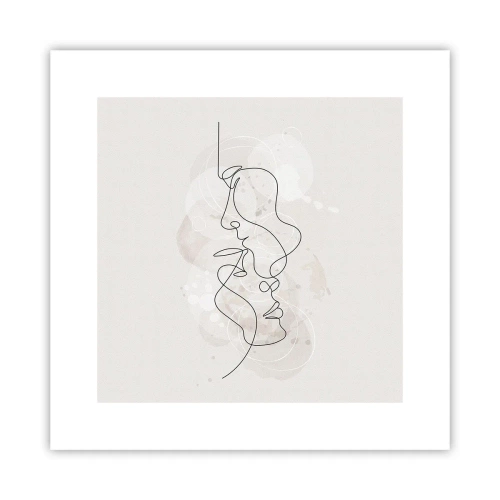 Poster - Încurcați într-o îmbrățișare - 30x30 cm