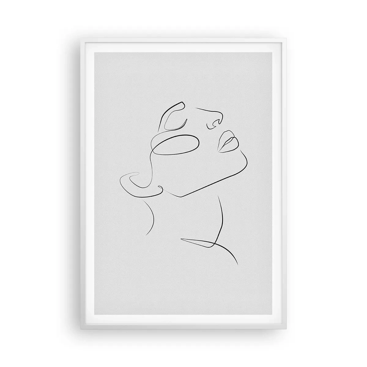 Poster în ramă albă - Meandrele unui vis - 70x100 cm