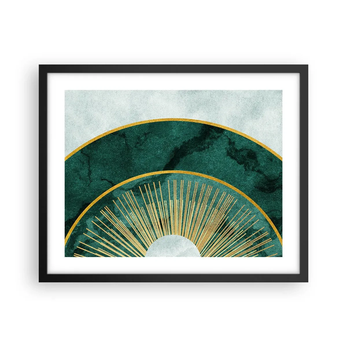 Poster în ramă neagră - Un alt sistem solar - 50x40 cm